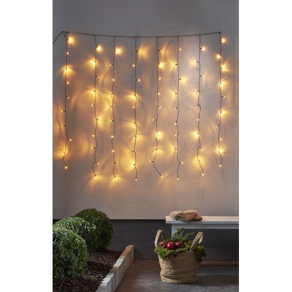 Curtain kültéri LED fényfüzér, hosszúság 1,3 m - Star Trading-image-1