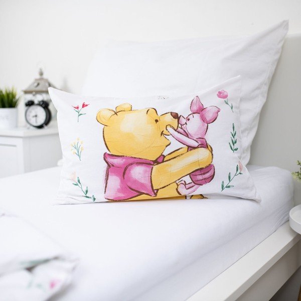 Pamut gyerek ágyneműhuzat babaágyhoz 100x135 cm Winnie the Pooh "Pooh Hugs" – Jerry Fabrics-image-2