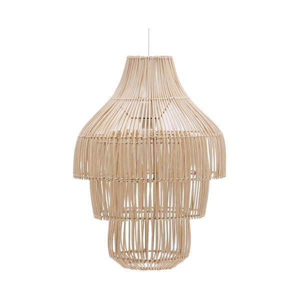 Natúr színű rattan lámpabúra ø 38 cm Janoa – Kave Home