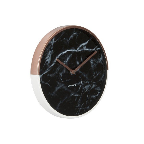 Marble Delight falióra rézszínű mutatókkal - Karlsson-image-1