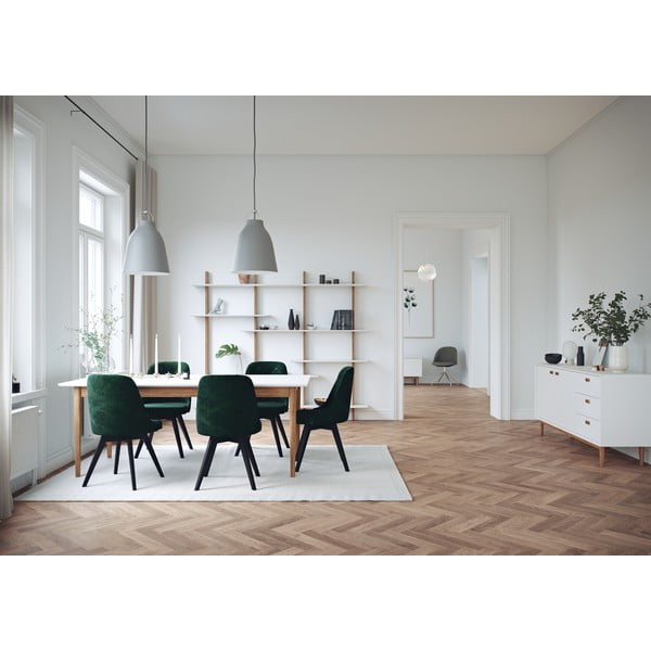 Zöld moduláris polcrendszer 162x190 cm Bridge – Tenzo-image-4