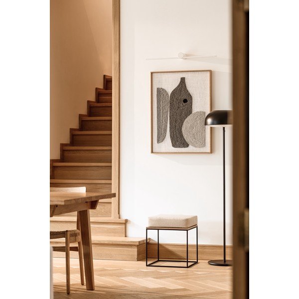 Bézs kárpitozott ülőke Feo – noo.ma-image-1