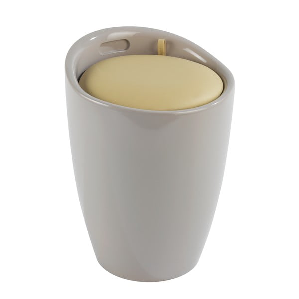 Szürkésbarna műanyag szennyeskosár 20 l Candy – Wenko-image-1