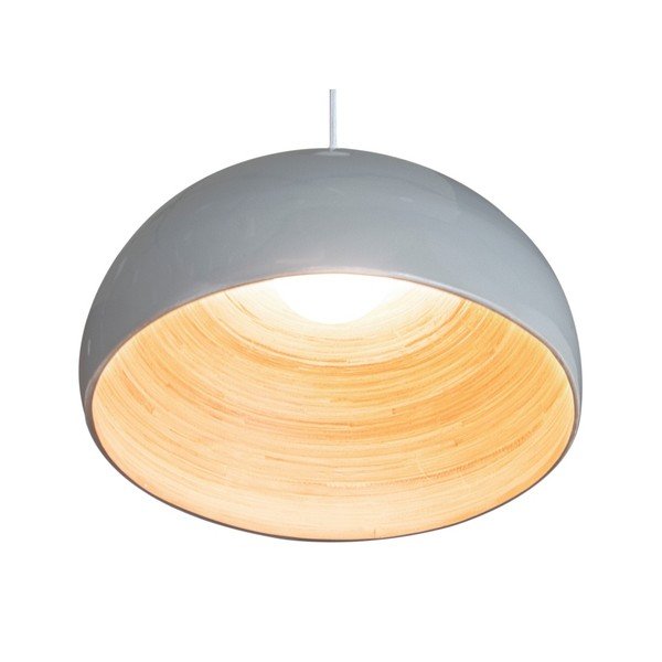 Zöld bambusz mennyezeti lámpa, ⌀ 33 cm - Leitmotiv-image-1