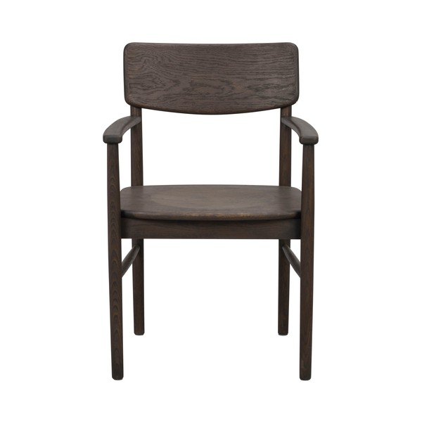 Sötétbarna tölgyfa étkezőszék Maidstone – Rowico-image-2