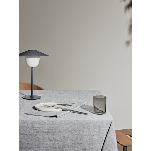 Szürke pamut asztalterítő, 160 x 300 cm - Blomus-image-1