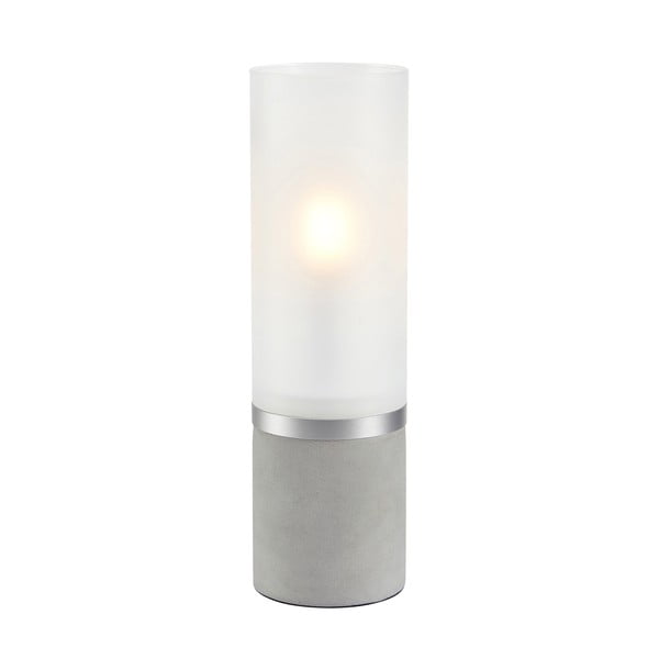 Fehér-szürke beton asztali lámpa (magasság 30 cm) Molo – Markslöjd