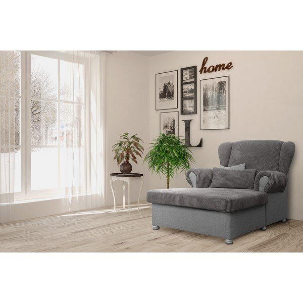 Szürkésbarna kordbársony heverő Lord – Ropez-image-1