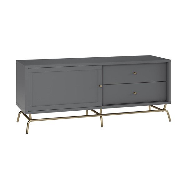 Szürke TV-állvány 150x62 cm Madison - Støraa-image-2