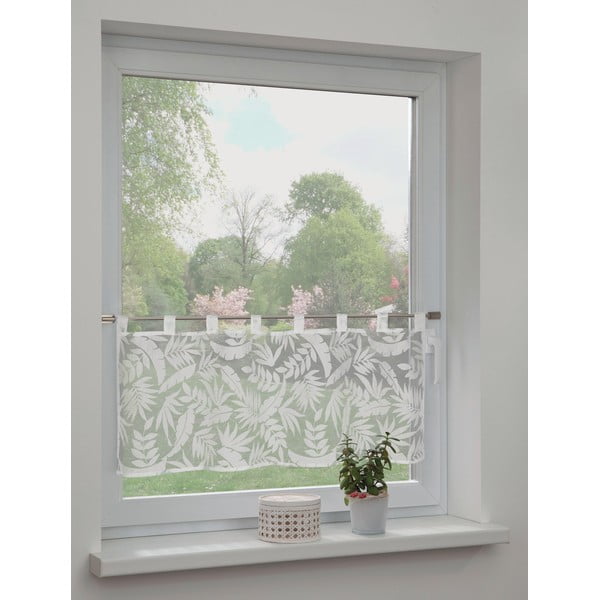 Fehér-szürke fényáteresztő függöny 120x45 cm Calista – Sehlbach-image-1