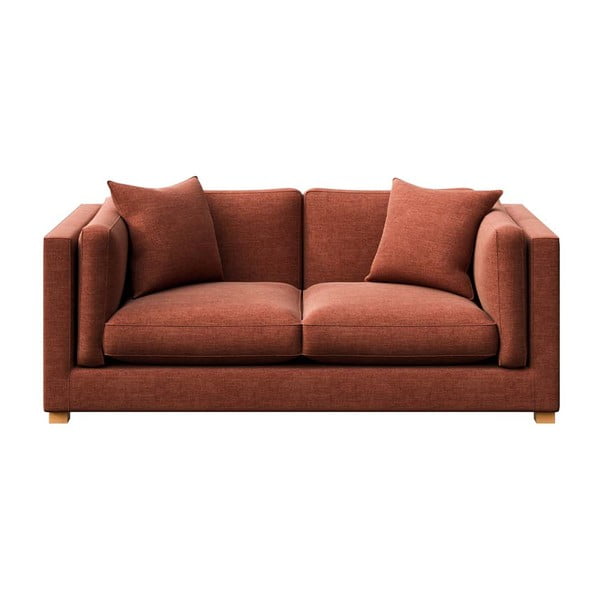 Téglavörös kanapé 195 cm Pomo – Ame Yens