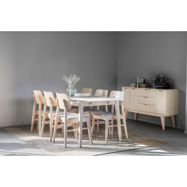 Filippa matt lakkozott tölgyfa étkezőasztal, 180 x 90 cm - Rowico-image-3