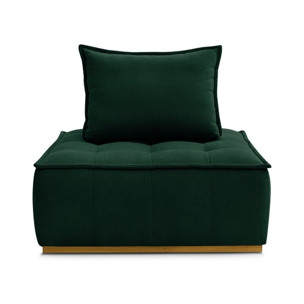 Sötétzöld zsenília fotel Elisa – Bobochic Paris-image-3