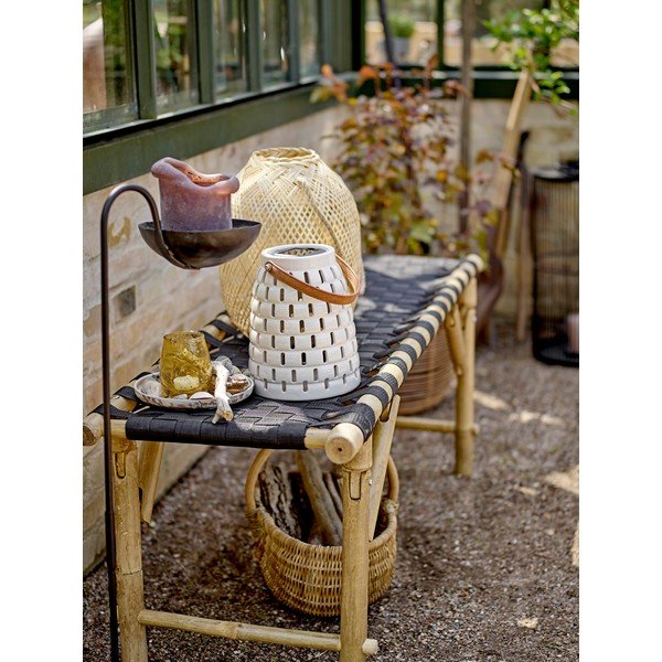 Fehér napelemes LED lámpás (magasság 20,5 cm) Treillis – Bloomingville-image-1