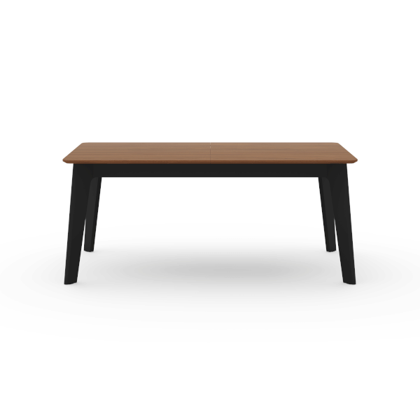 Natúr színű bővíthető étkezőasztal diófa dekoros asztallappal 100x180 cm Shadow – TemaHome-image-4