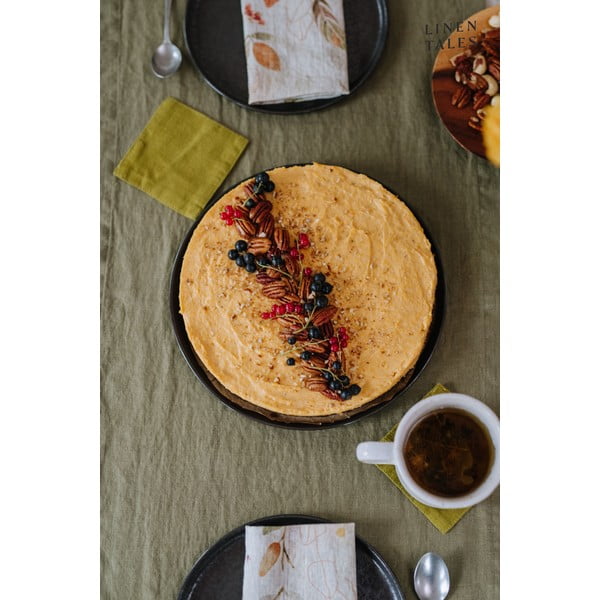 Len asztalterítő 140x140 cm – Linen Tales-image-2