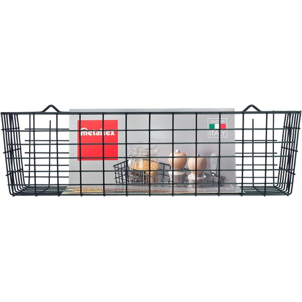 Koala Lava fekete konyhai falikosár - Metaltex-image-3