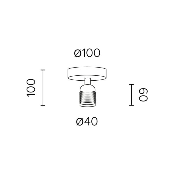 Uno fehér mennyezeti lámpa - Sotto Luce-image-2