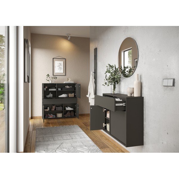 Antracitszürke előszoba bútor Ameca 2.0 – Germania-image-4