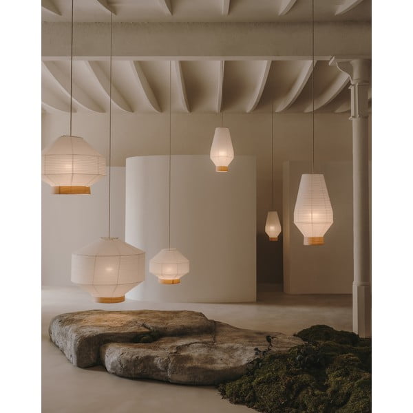 Fehér lámpabúra ø 80 cm Hila – Kave Home-image-1