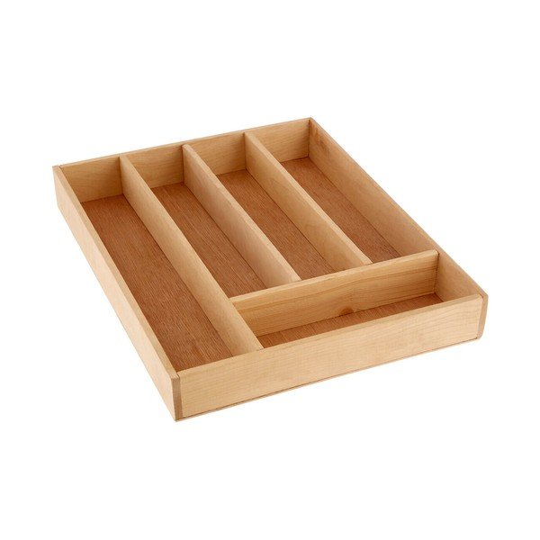 Natúr színű fa evőeszköztartó fiókba 30 x 38 cm – Premier Housewares-image-2