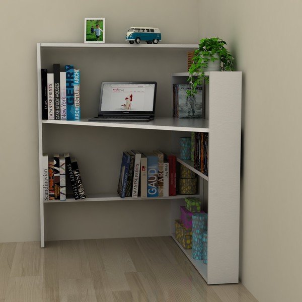 Rafevi Pisagor fehér íróasztal tárolóval-image-3