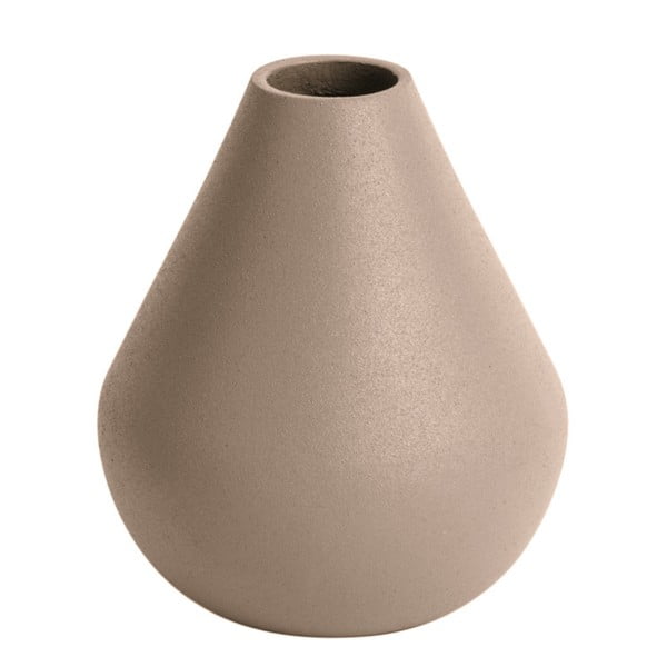 Nimble Cone bézs váza, magassága 10 cm - PT LIVING