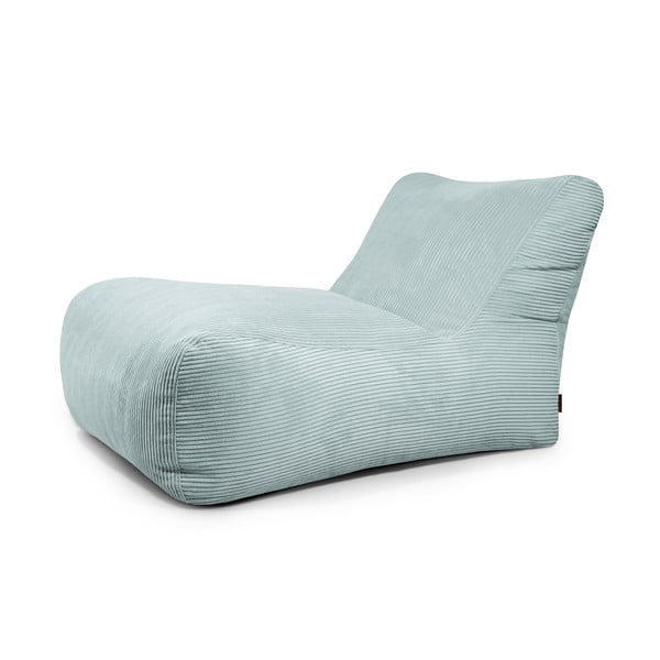 Mentazöld kordbársony babzsákfotel Lounge 100 – SLOWDOWN