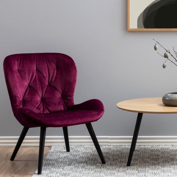 Stafford kőrisfa furnér dohányzóasztal, ⌀ 80 cm - Actona-image-4