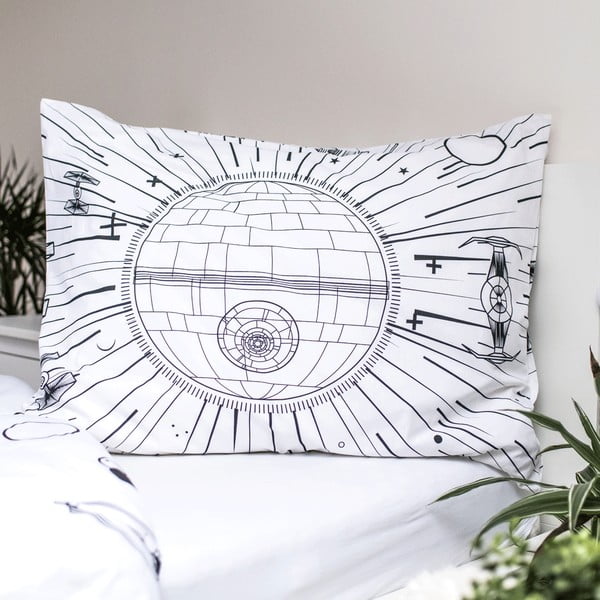 Egyszemélyes pamut gyerek ágyneműhuzat világító hatással 140x200 cm Star Wars – Jerry Fabrics-image-3