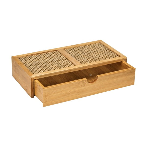 Allegre bambusz fürdőszobai rendszerező, 28 x 6 cm - Wenko-image-4