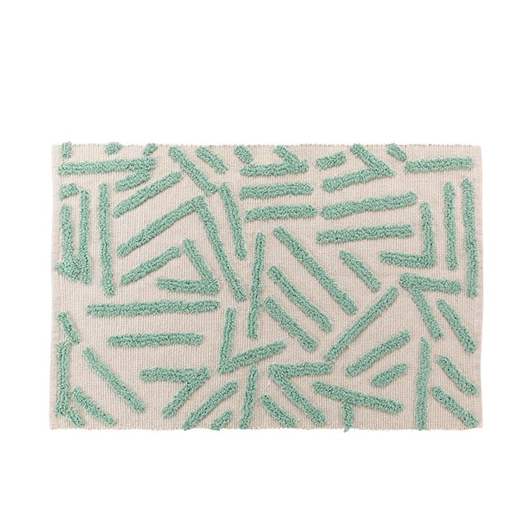 Mentazöld-krémszínű mosható szőnyeg 60x90 cm Athena – douceur d'intérieur-image-4