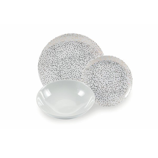 Sparkle 18 db-os porcelán és agyagkerámia étkészlet - Villa d'Este-image-1