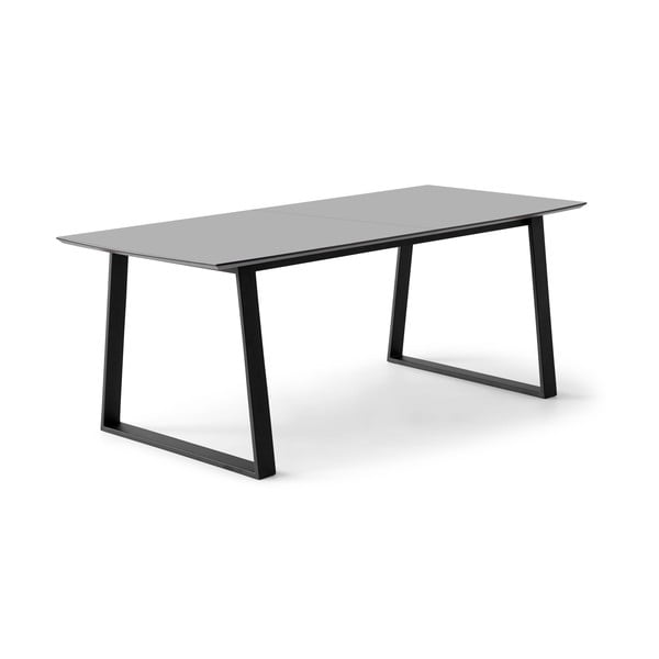 Antracitszürke bővíthető étkezőasztal 100x210 cm Meza – Hammel Furniture