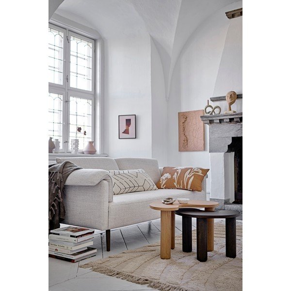 Sötétbarna kaucsukfa dohányzóasztal 36x53 cm Luppa – Bloomingville-image-1