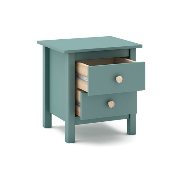 Petróleumkék borovi fenyő gyerek éjjeliszekrény Max – Marckeric-image-4