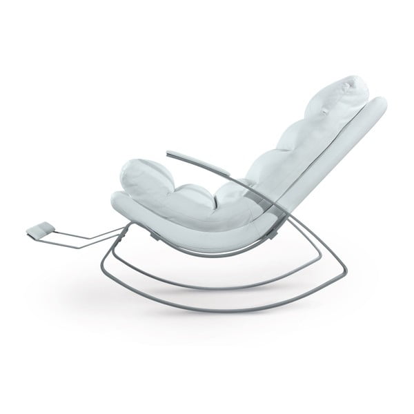 Rockport fehér műbőr hintaszék - Garageeight-image-2