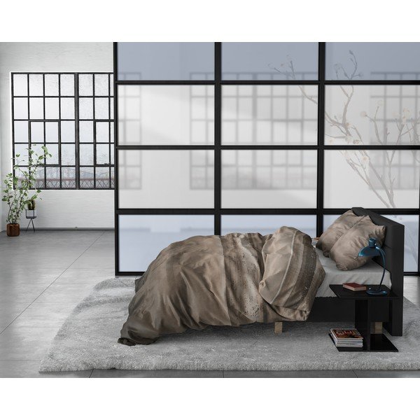 Marcus Taupe barna egyszemélyes flanel ágyneműhuzat, 140 x 220 cm - Dreamhouse-image-4