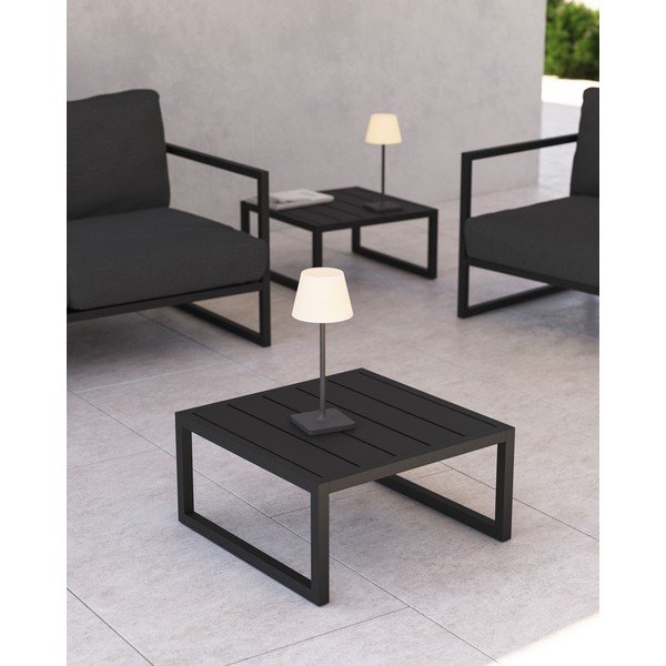Alumínium kerti tárolóasztal 60x60 cm Comova – Kave Home-image-1