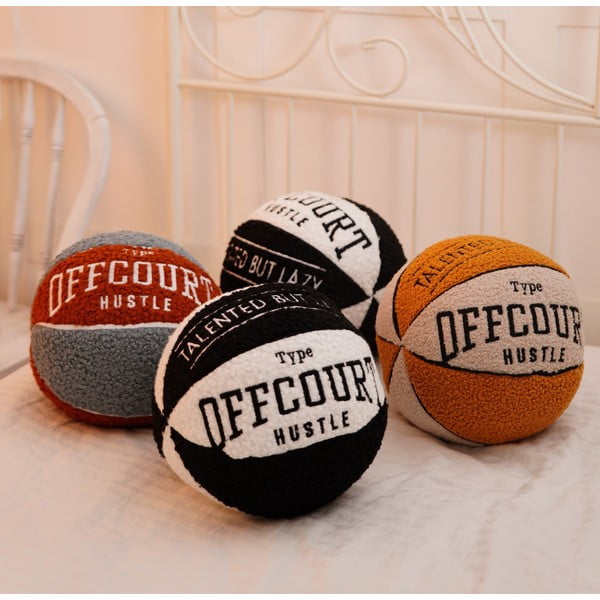 Buklé díszpárna ø 25 cm Basketball – Mioli Decor-image-1