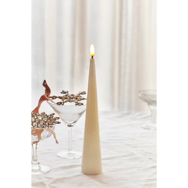 Elemmel működő LED gyertya (magasság 26 cm) Sille – Sirius-image-1