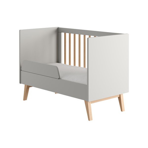 Szürke babaágy 60x120 cm Swing – Pinio-image-2