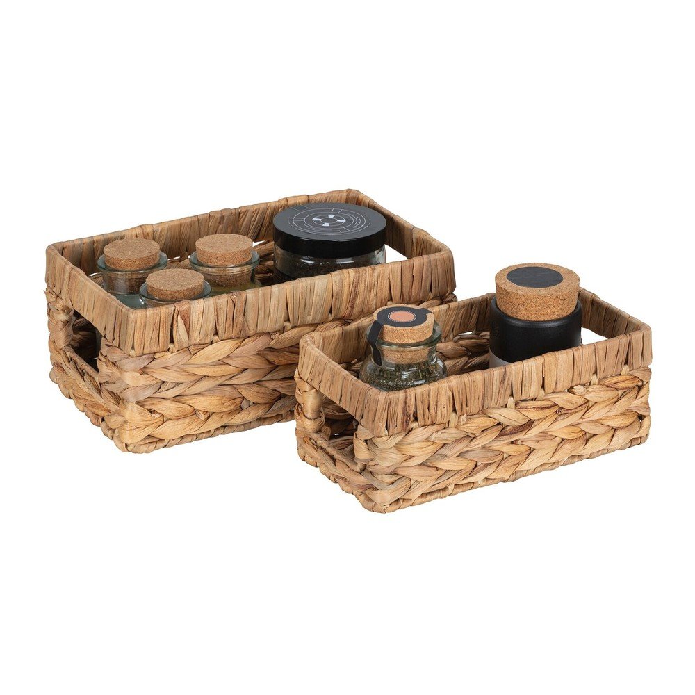 Vízijácint tárolókosár szett 2 db-os 16x26x11 cm Cynthia – Wenko