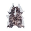 Sötétbarna szintetikus bőr 100x135 cm Etosha – Ayyildiz Carpets