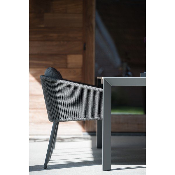 Fekete fém kerti szék Omer – Diphano-image-1