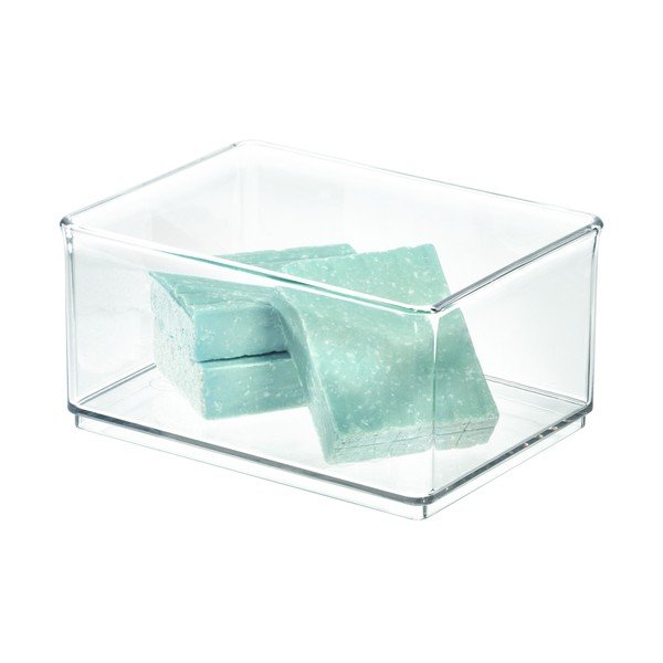 Átlátszó tárolódoboz, 11,9 x 16 x 8,1 cm - iDesign The Home Edit-image-3
