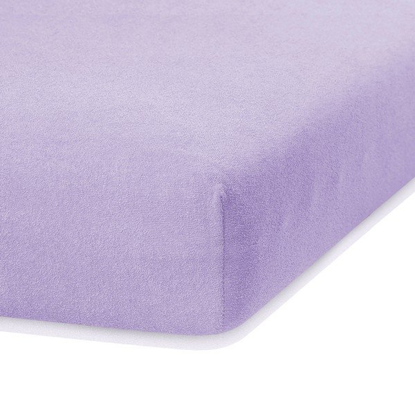 Ruby Lilac lila kétszemélyes gumis lepedő, 180-200 x 200 cm - AmeliaHome-image-2