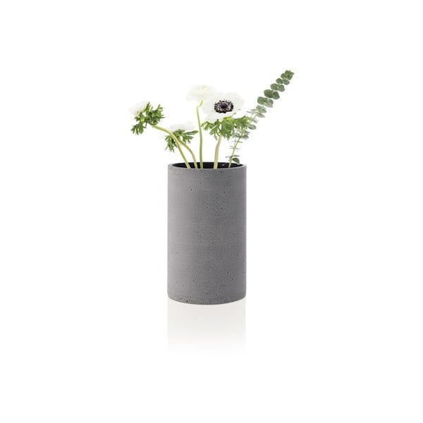Bouquet szürke váza, magasság 20 cm - Blomus