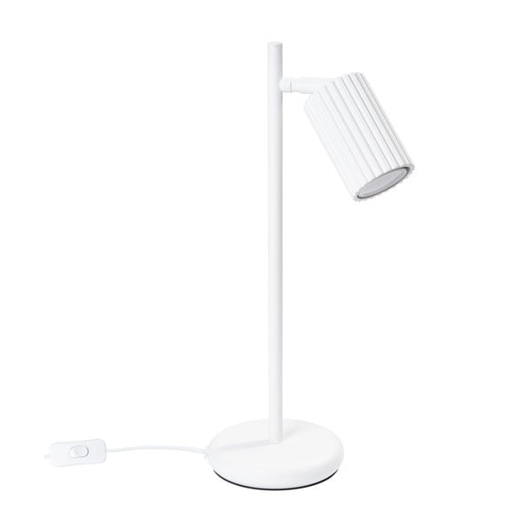 Fehér asztali lámpa (magasság 43 cm) Gleam – Nice Lamps