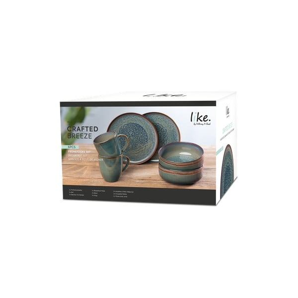 Porcelán étkészlet 6 db-os Crafted Breeze – like | Villeroy & Boch-image-1